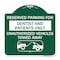 Signmission Reserved Parking for Dentists and Patients Only Unauthorized Vehicles Towed Away, GW-1818-23118 A-DES-GW-1818-23118 - alternate 1